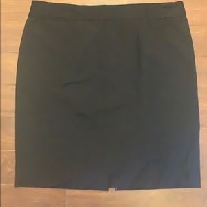 J. Crew Navy Pinstripe Pencil Skirt